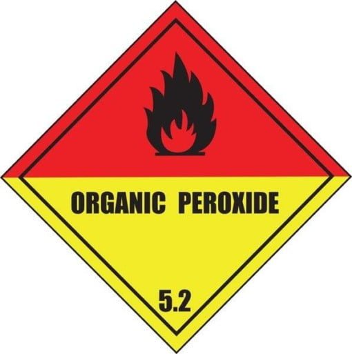 Organisk peroksid brandfare skilt