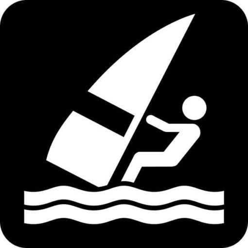 Vandsurfing - Piktogram skilt