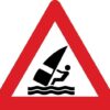 Advarselsskilt - Windsurfing