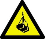 Advarselsskilt - Hængende last