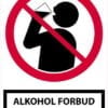 Alkohol forbudsskilt alcohol Prohibition.
