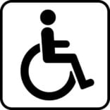 Handicap Piktogram skilt