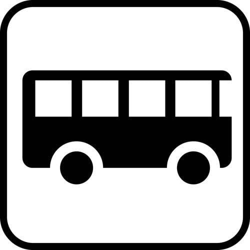 Bus - piktogram skilt