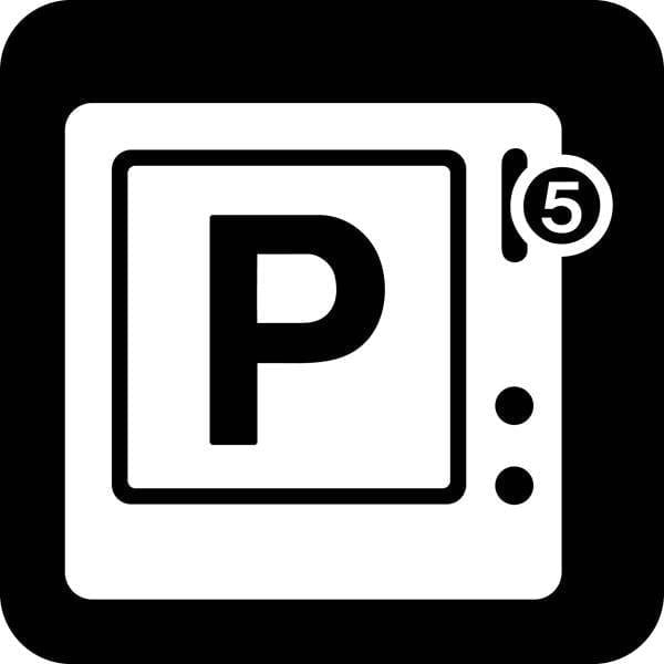 P Automat Piktogram skilt P Automat Piktogram skilt