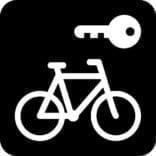 Aflåst cykel - Piktogram skilt