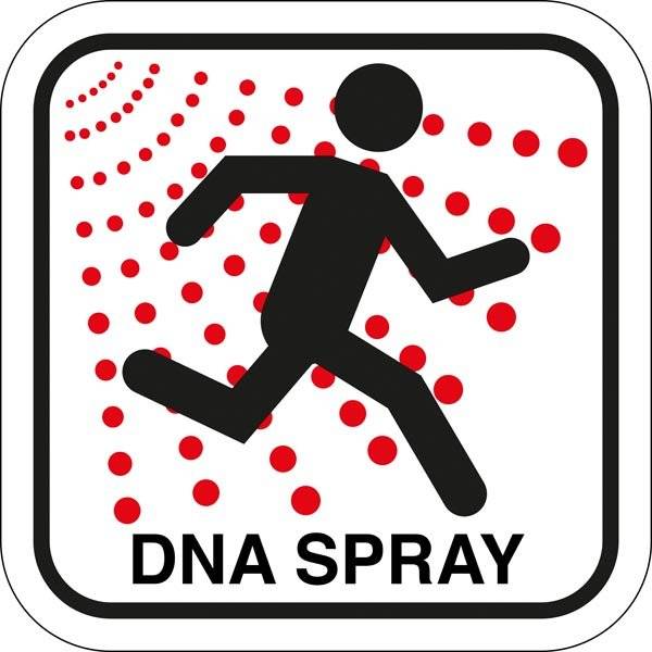 DNA-spray - Piktogram skilt