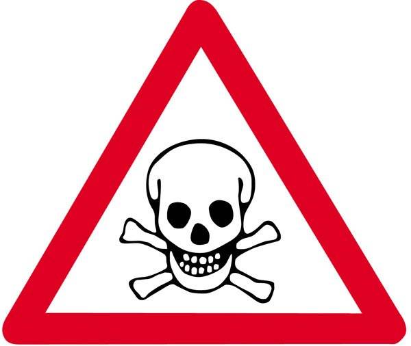 Advarselsskilt - Giftstoffer