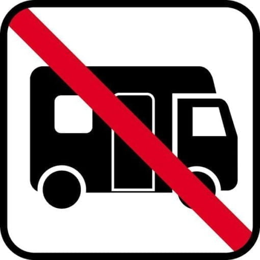 Mobilcar forbud skilt  - piktogram