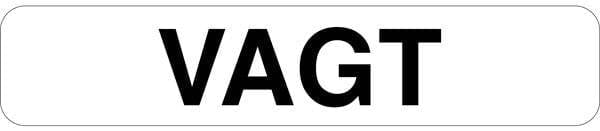 Vagt. Printe og lamineret folie Vagt. Printe og lamineret folie