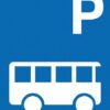Parkerings skilt P bus skilt