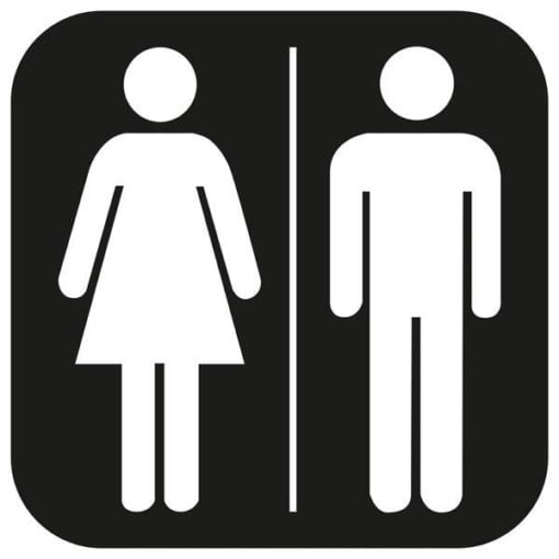 Toilet Damer herre piktogram skilt