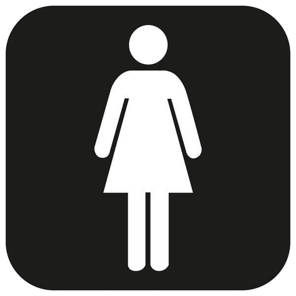 Toilet Damer piktogram skilt
