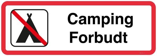 Camping forbudt