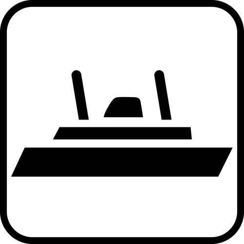 Færge - piktogram skilt