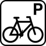 Cykel P - piktogram skilt