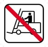 Truck forbud piktogram - piktogram. skilt