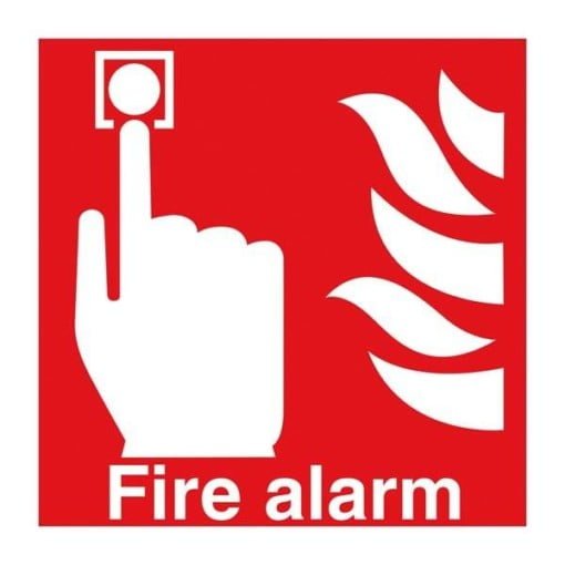 Fire Alarm. Brandskilt