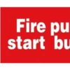 Fire Pump Start Button : Brandskilt
