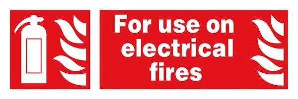 For Use On Electrical Fires : Brandskilt For Use On Electrical Fires : Brandskilt