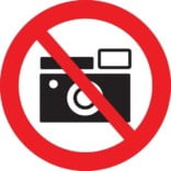 Foto forbud skilt