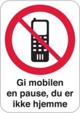 Gi mobilen en pause