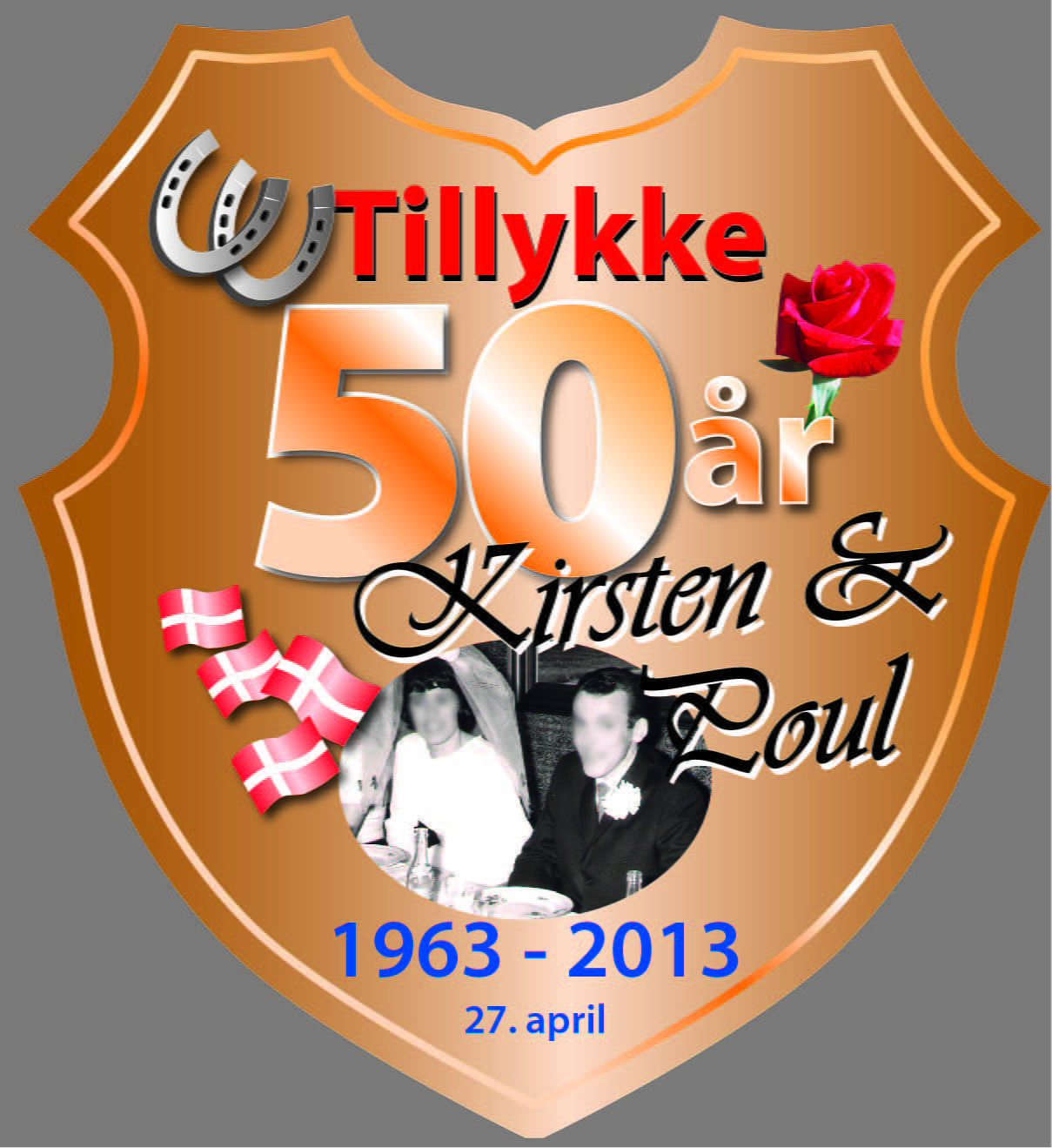 Bryllupsskilt Skjold Bryllupsskilt Skjold