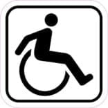 Handicap piktogram. skilt