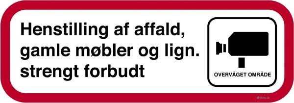 Henstilling af affald Henstilling af affald