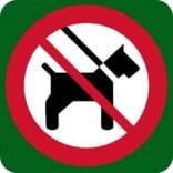 Hund forbudt skilt