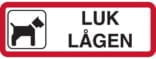 Luk Lågen skilte