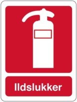 Ildslukker piktogram skilt