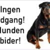 Ingen adgang! Hunden bider! Hunde skilt