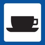 Kaffe Piktogram skilt