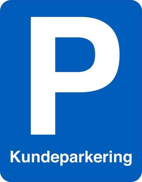 Kundeparkering. Parkeringsskilt Kundeparkering. Parkeringsskilt