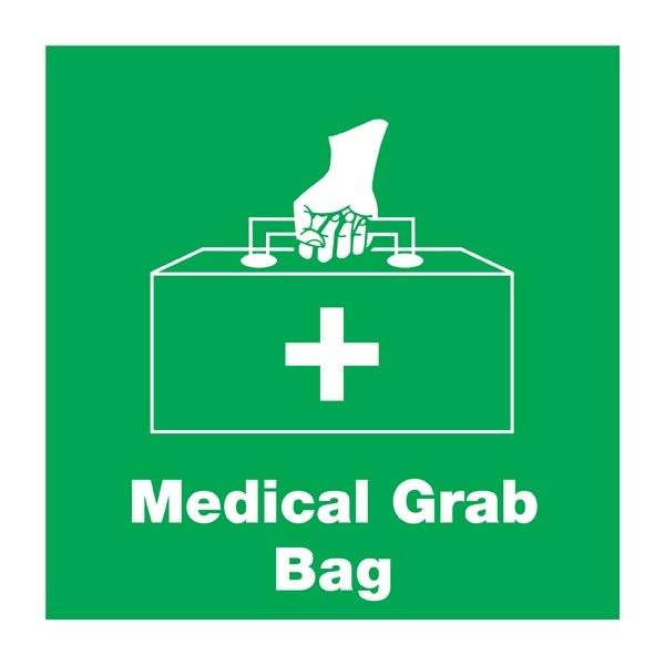 Medical Grab Bag Redningsskilt