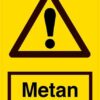 Metan. Advarselsskilt