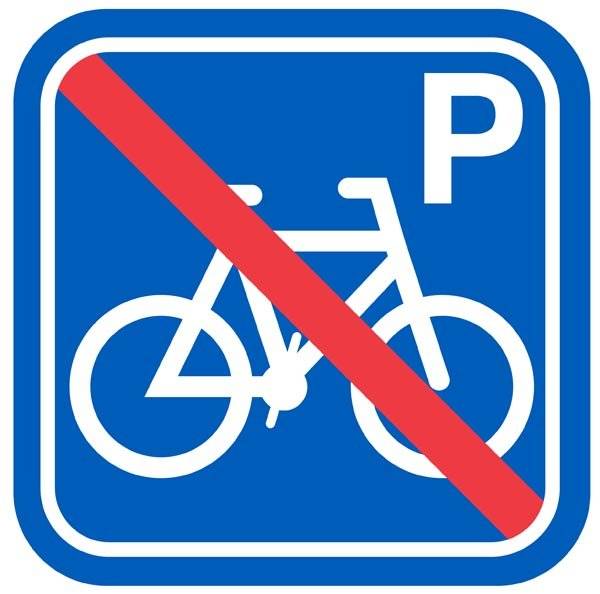 Cykel P forbud Pic. Parkeringsskilt