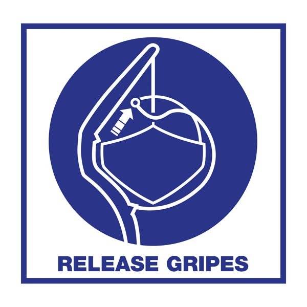 Release Gripes: Redningsskilt