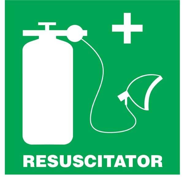 Resuscitator Redningsskilt