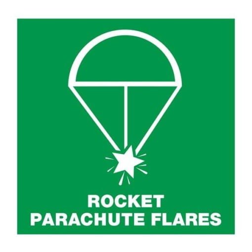 Rocket Parachute Flares: Redningsskilt