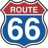 Route 66. Trafikskilt