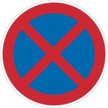 Stopforbudsskilt. Forbudsskilt