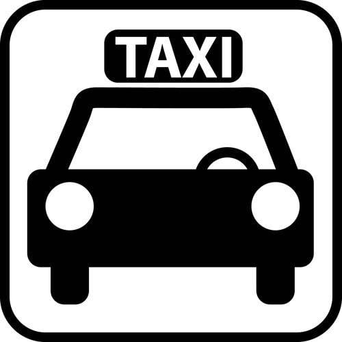 Taxi - piktogram skilt