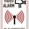Video alarm Wi-Fi CONNECTED. Skilt