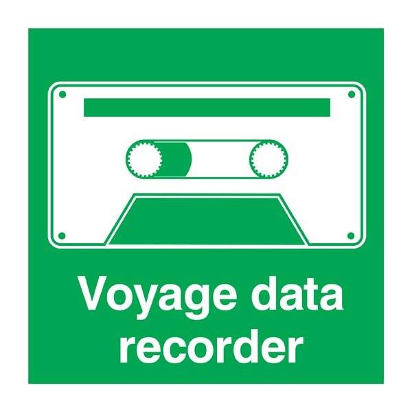 Voyage Data Recorder Redningsskilt