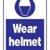 Wear Helmet: Påbudsskilt