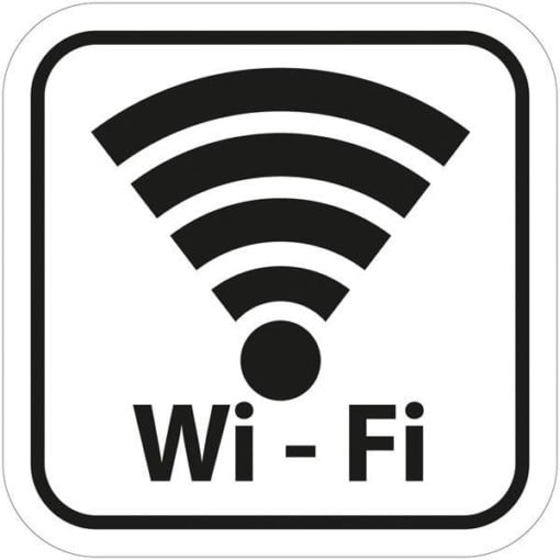 Wi-Fi piktogram. Piktogram skilt