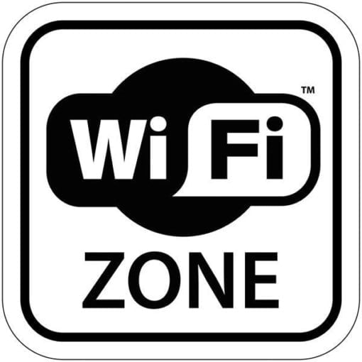 WiFi Zone piktogram skilt