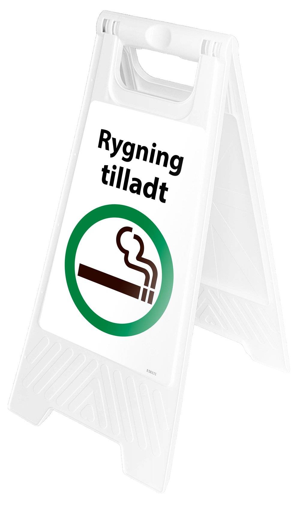 Gulvskilt - Rygning tilladt