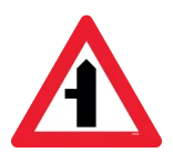 A11,2 - Farligt vejkryds fra venstre skilt